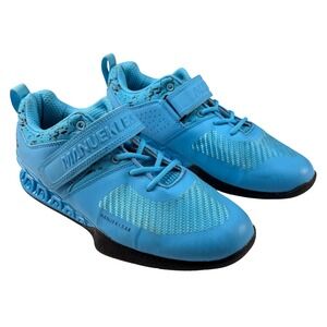 ManueKlear Blue Deadlift Shoes Mens CrossFit Strength Training Size 9.5